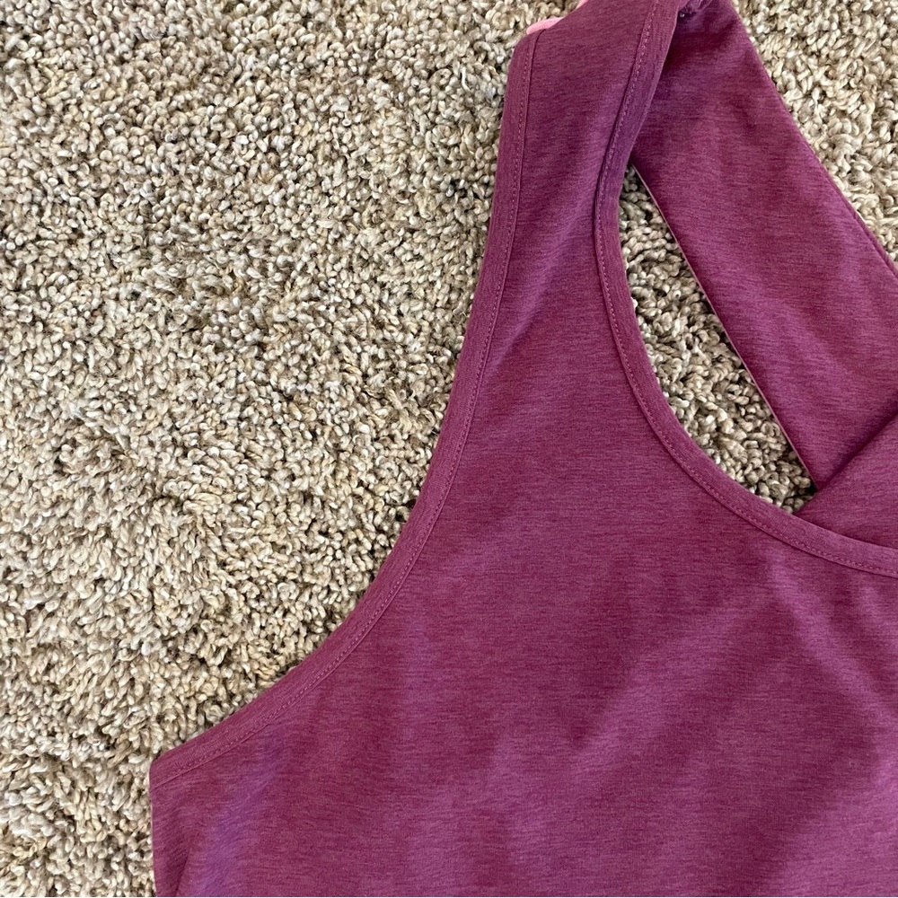 We Wander StitchFix WeFlex Gabbi Cross-Back Tank Top, Purple, Size XL - Picture 7 of 15
